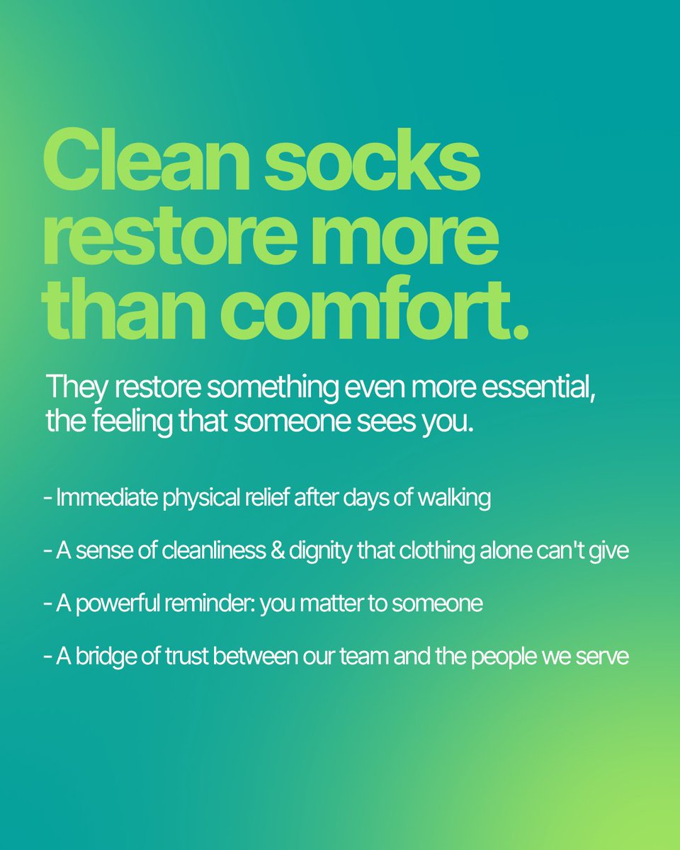 PromiseHillPro1's tweet photo. 2,488 pairs of socks distributed 💜

For our unhoused neighbors, clean socks mean warmth, protection, and dignity.

Want to help?
🧦 Donate new socks
💜 Give online at https://t.co/zgnmJvYuej

Amazon Wishlist:
https://t.co/3cnLvDPR7m
#PromiseHillProject #HomelessOutreach https://t.co/lbHvYjfpOV