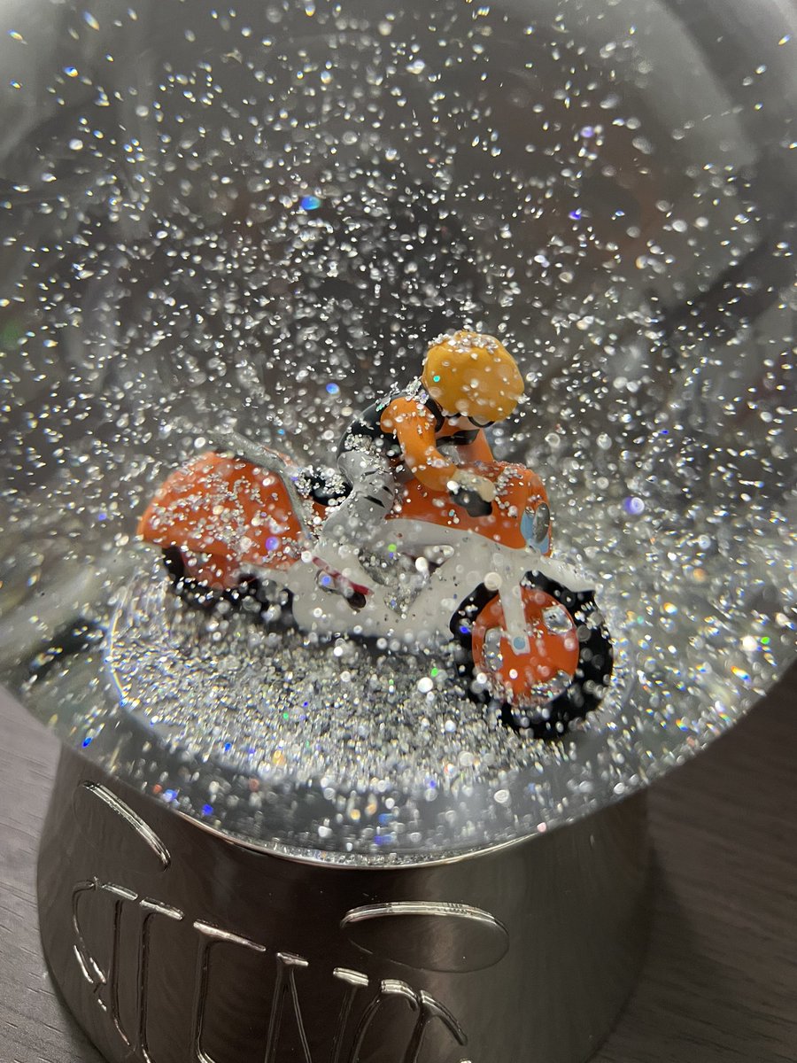 届いたーーー！ 今日はこのために研修頑張った！ スノードーム、恋風邪