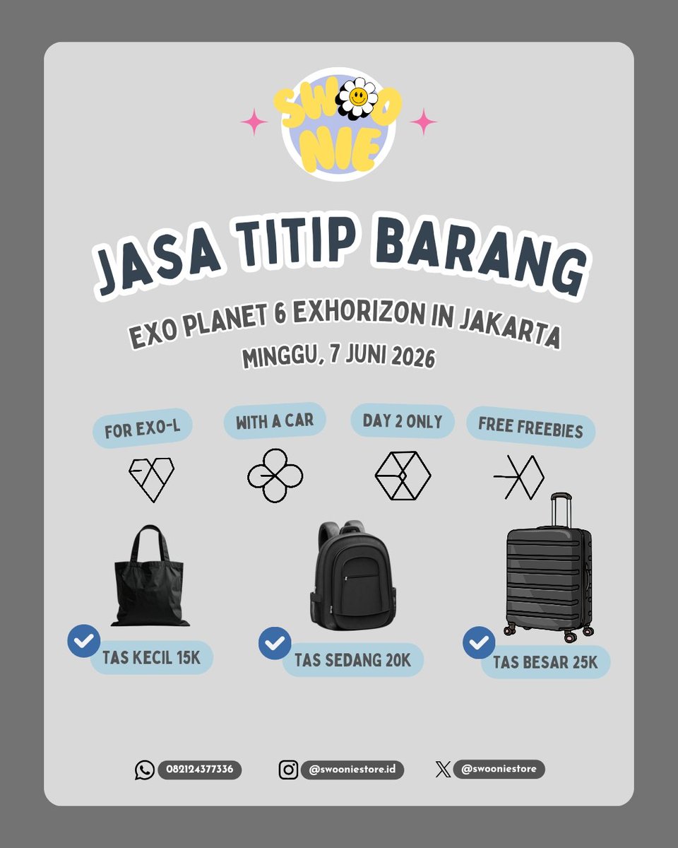 JASTIP BARANG EXO JKT Swoonie Store 〰️ tweet media