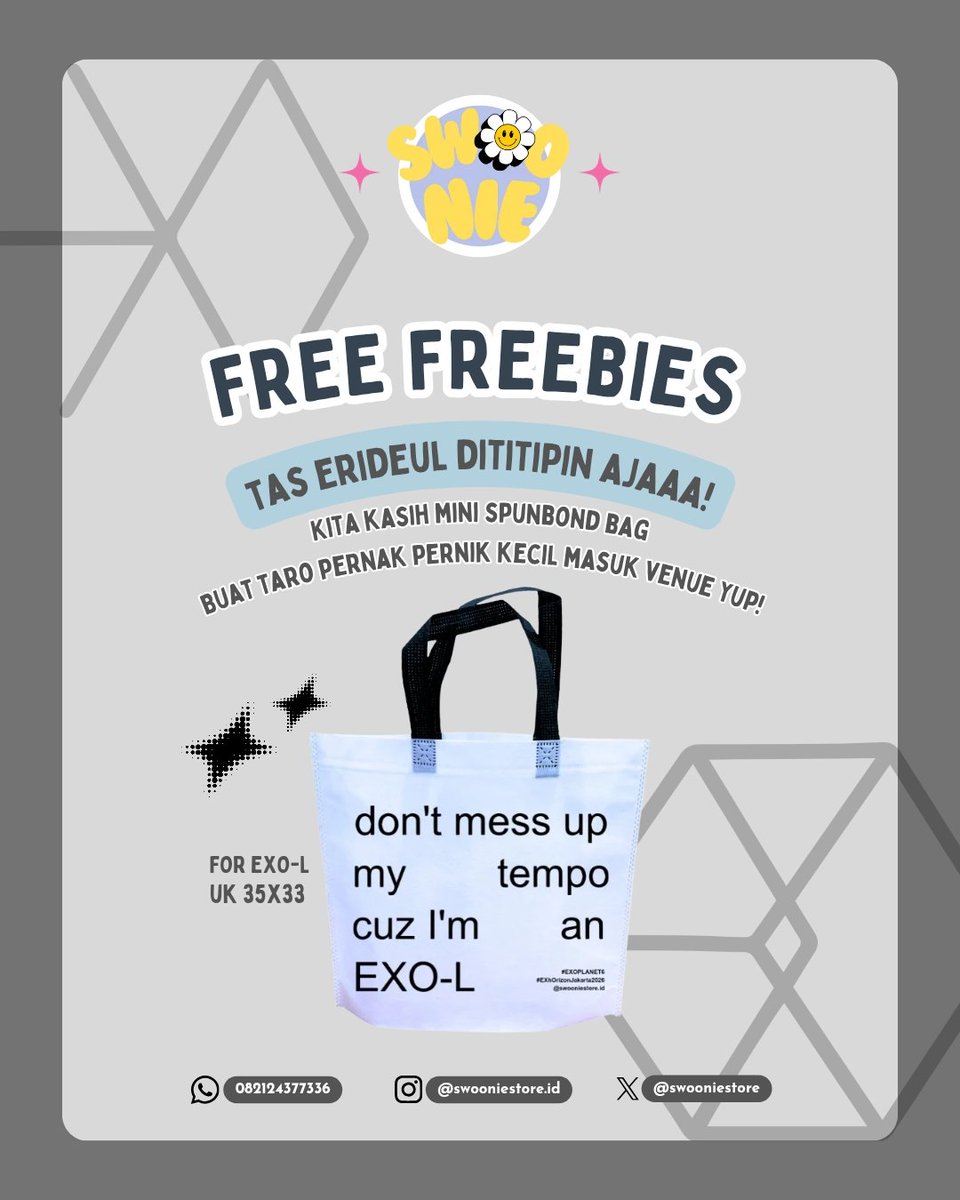 JASTIP BARANG EXO JKT Swoonie Store 〰️ tweet media