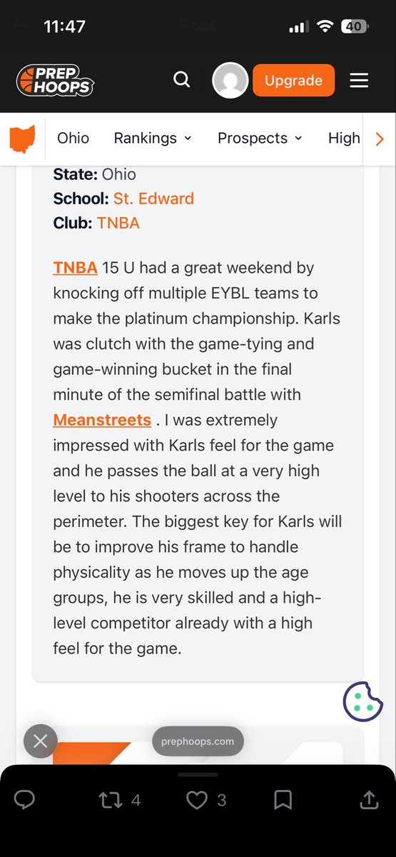 Chase Karls tweet media