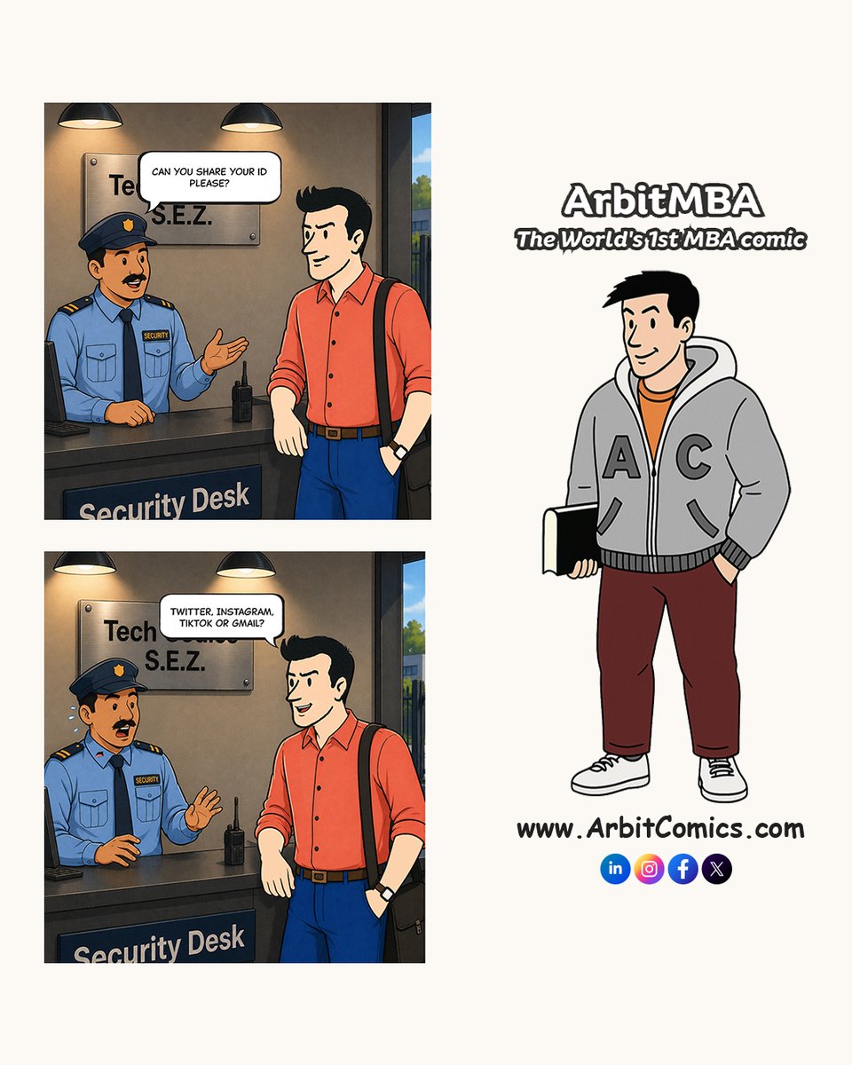 ArbitMBA's tweet photo. GenX vs GenZ identities
 
#ArbitMBA #DigitalIdentity #CorporateHumour  #ModernWorkplace https://t.co/iUArbBpRQ5