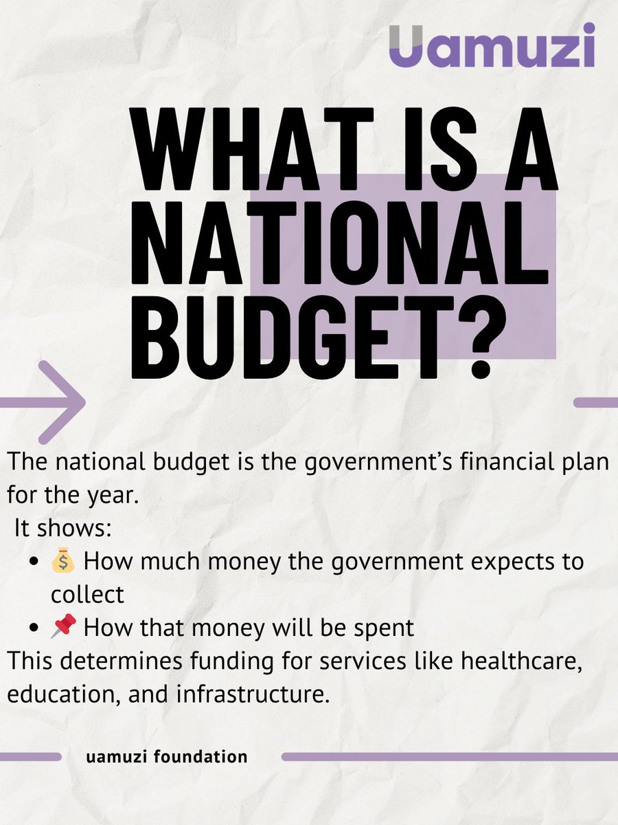 UamuziOrg's tweet photo. The national budget shapes how public resources are distributed and which sectors receive priority. 📊

This #WalkthroughWednesday, we’re breaking down the 2026 Budget Allocation and why understanding it matters for transparency, accountability, and national development. https://t.co/9aV4MMO7Tn