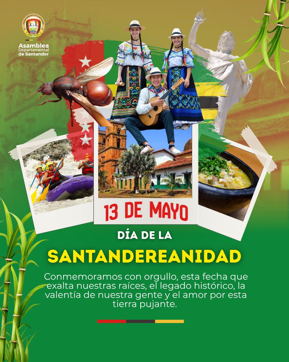 addsantander's tweet photo. Celebramos con orgullo el Día de la Santandereanidad.❤️💚💛 https://t.co/2ukflJ13tP