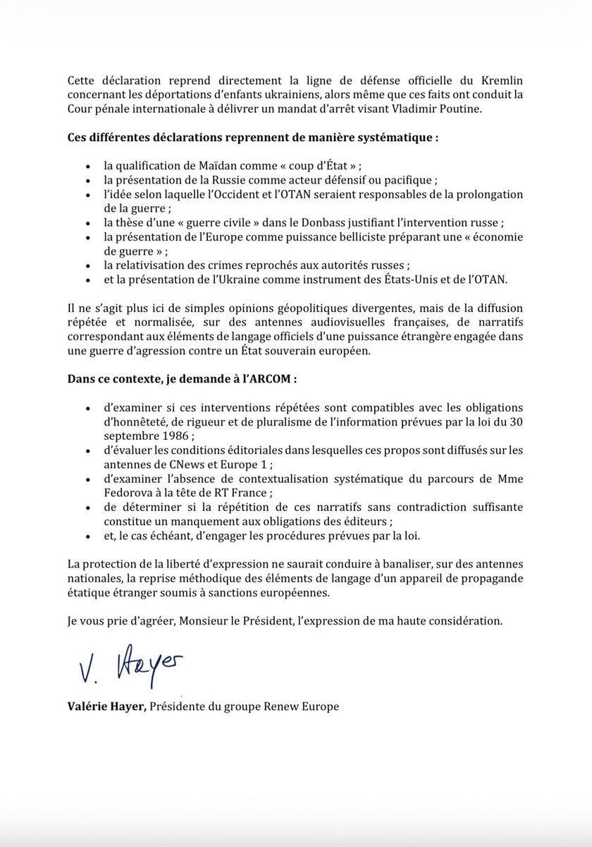 Valérie Hayer tweet media