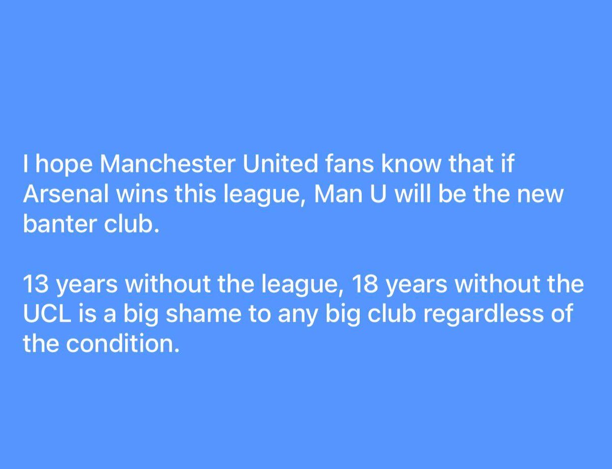 Iamkabareebe's tweet photo. I hope Manchester United Fans know this 😩😩😩😩

Please don’t shoot the messenger 🙏🏾😩 https://t.co/gRyvw64oy8