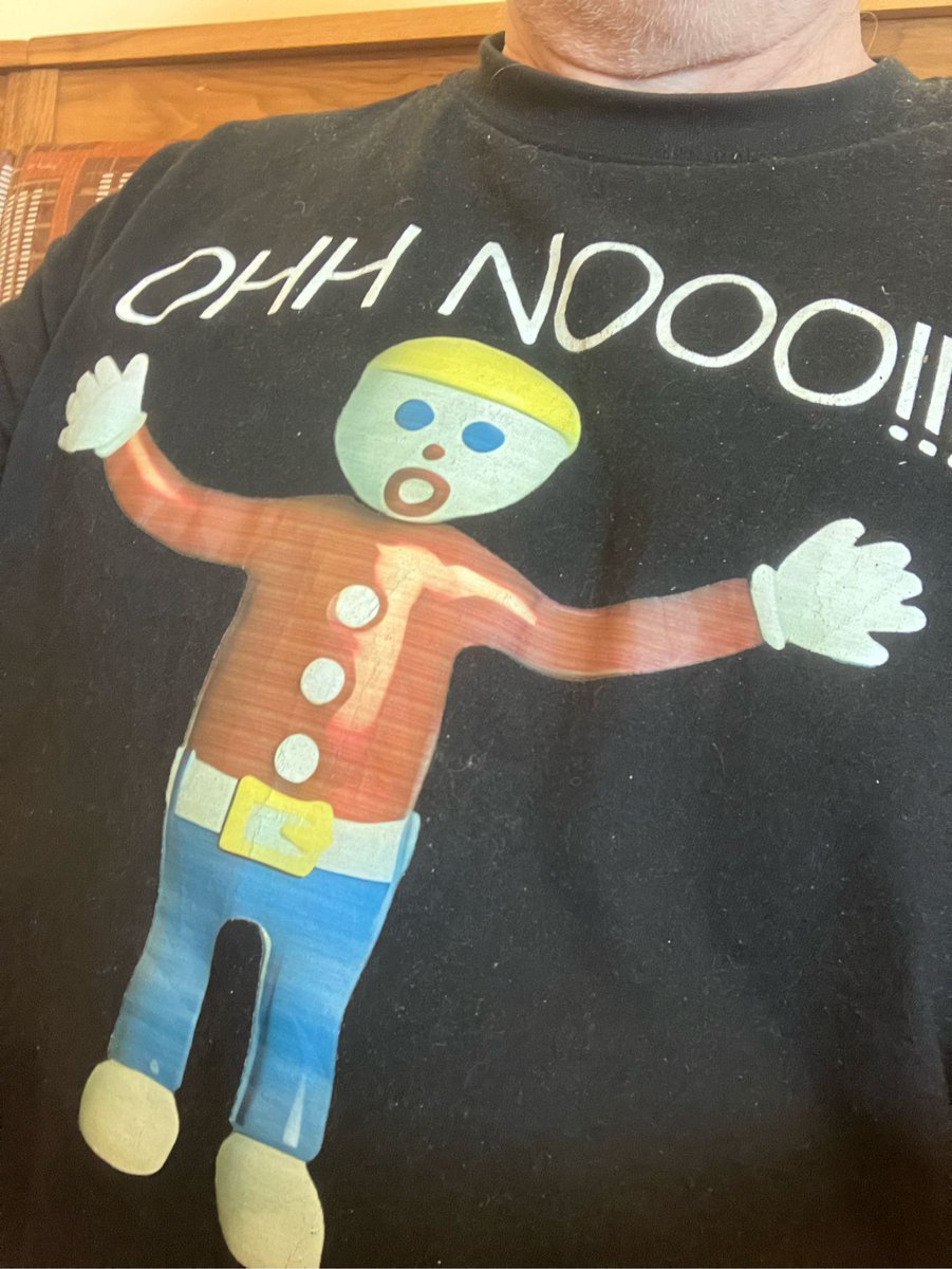 NYCBill02's tweet photo. So I’m holding open a door, and a guy comes through, gives me a big smile and says “Hey, Mr. Bill!”  

My brain goes into overdrive trying to recall his name and when I f*ed him so I can respond with more than a smile and a wave.

And then I remember I’m wearing this shirt🤦‍♂️ https://t.co/VMHZchASvM