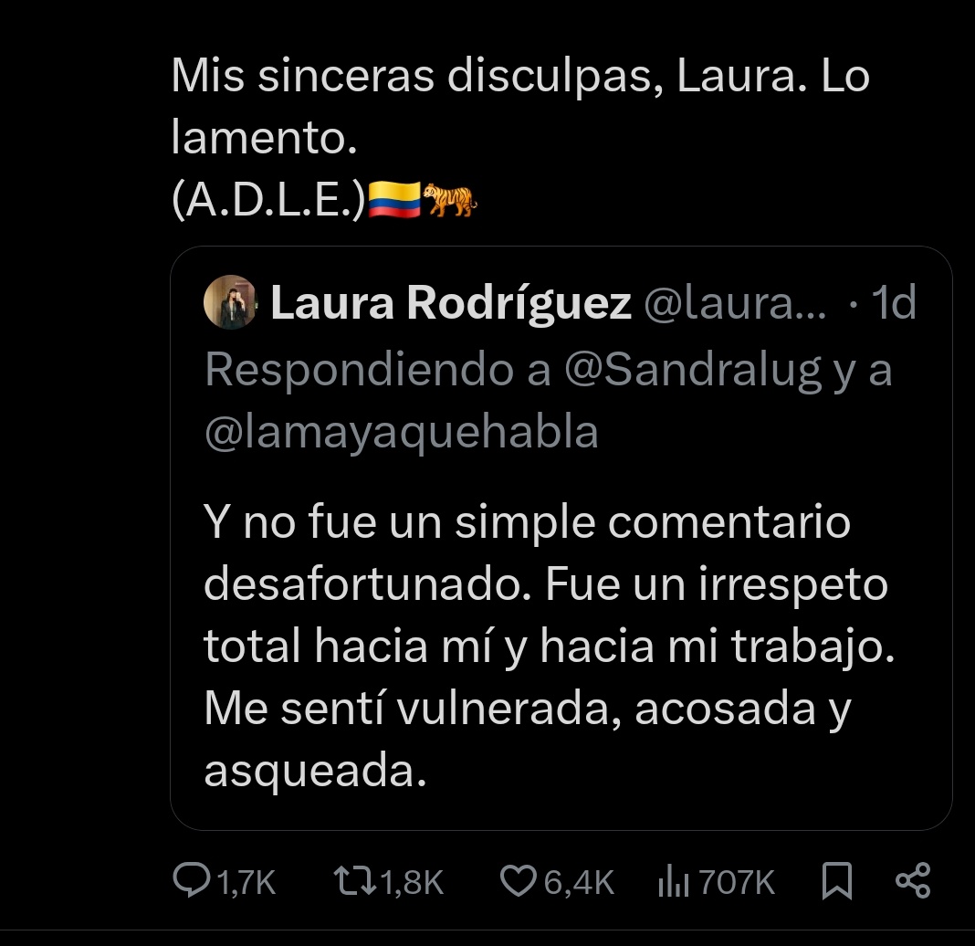 jotapa12's tweet photo. Yo prefiero creer, que quienes le dieron ❤️ a esa publicación, del A.D.L.E. no son personas. Prefiero creer que son bots. Esa publicación dista mucho de ser una disculpa. https://t.co/J7NOXMHDP4