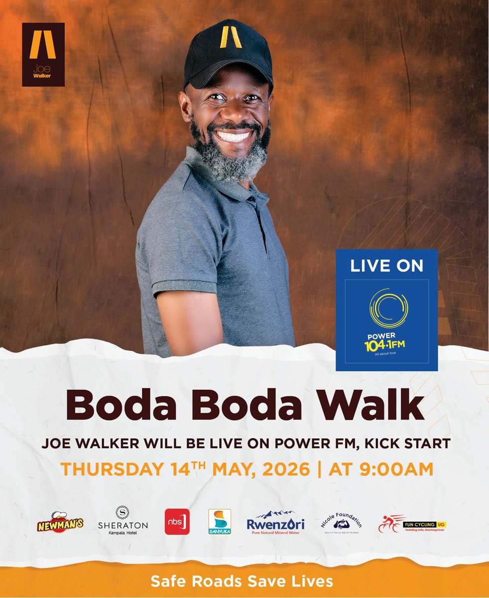 Akeda4's tweet photo. This Thursday at 9am….the Boda Boda #RoadSafety walk is riding into @powerfmuganda for a #KickStart conversation!

Join me with @kaitesi_paula @PaulEkurot as we share all the details about the walk scheduled for this Saturday at 7am.

More details here and a registration link. 

https://t.co/QSBbftAa3H

Participation is absolutely FREE. 

#SafeRoadsSaveLives