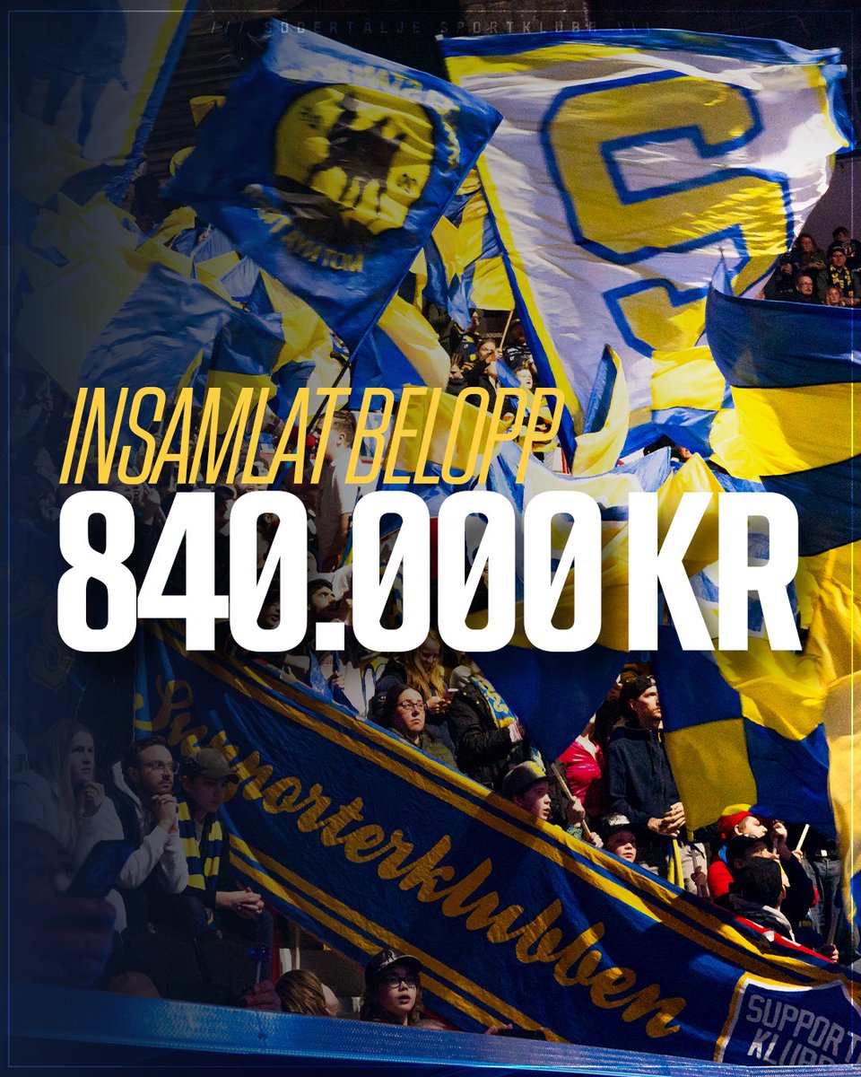 SodertaljeSK's tweet photo. Mot miljonen!

➡️ https://t.co/KXV6EnNf7m https://t.co/6vkVUZe3jG