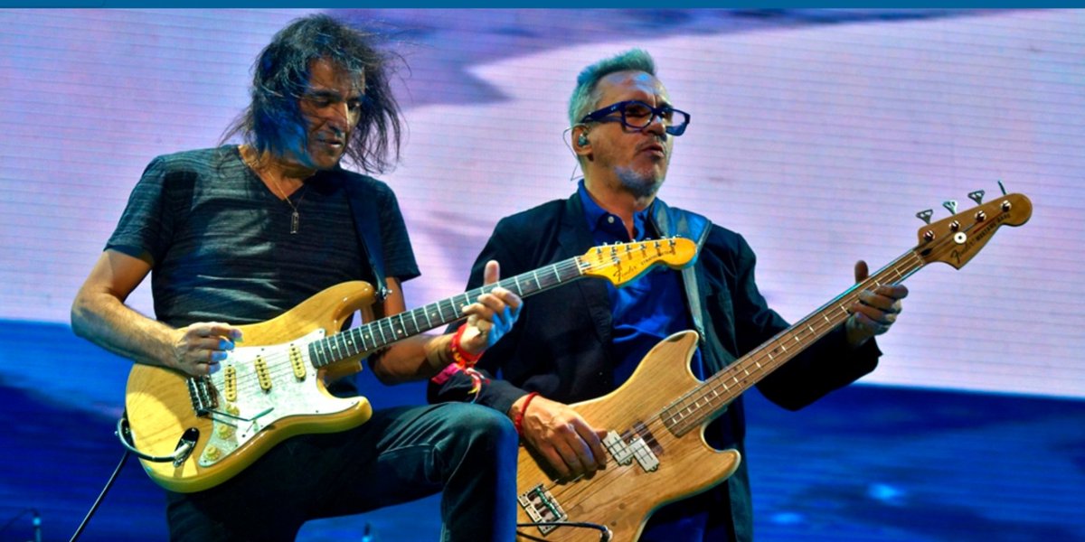 HugoEMolina's tweet photo. Hoy se cumple un mes que Felipe Staiti se fue de gira con Marciano, los recordamos por siempre 💚🎸♾️ https://t.co/fGCiMTKvD7