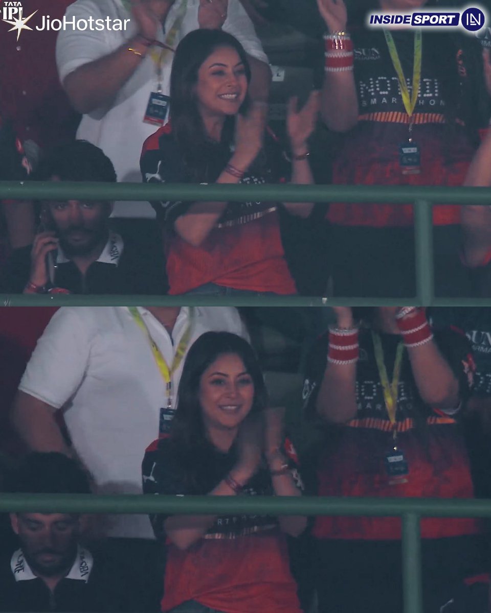 InsideSportIND's tweet photo. Shehnaaz Gill is in attendance in Raipur 😍

📸: JioHotstar    

#RCBvsKKR #IPL2026 #Raipur #Insidesport #CricketTwitter https://t.co/CDQmo5UN7k