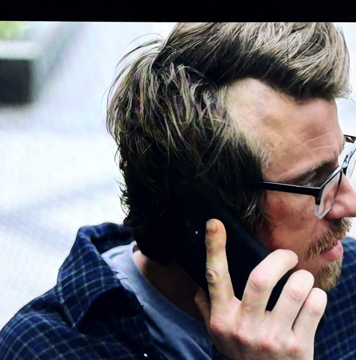 erikaxtc's tweet photo. Watched #TheTutor. Solid thriller, but Garrett Hedlund’s fake receding hairline is the most terrifying part of the whole movie. Why did the hair department do that to him? So distracting. https://t.co/PKHJ8N04Di