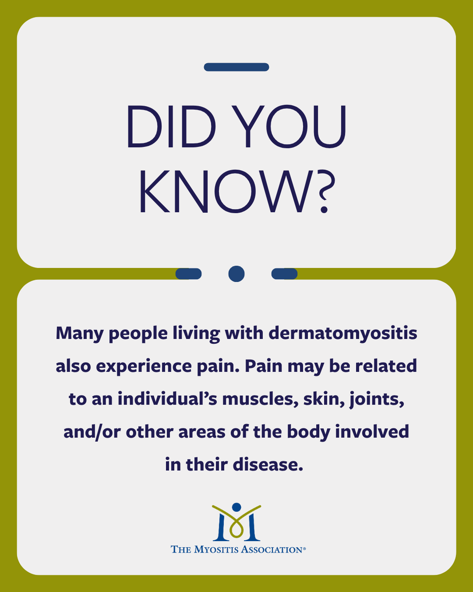 TheMyositisAssc's tweet photo. Research continues to improve understanding of dermatomyositis and the role myositis-specific antibodies may play in diagnosis and treatment.

#Dermatomyositis #MyositisResearch #MyositisAwarenessMonth https://t.co/Zfu2b9v4MX