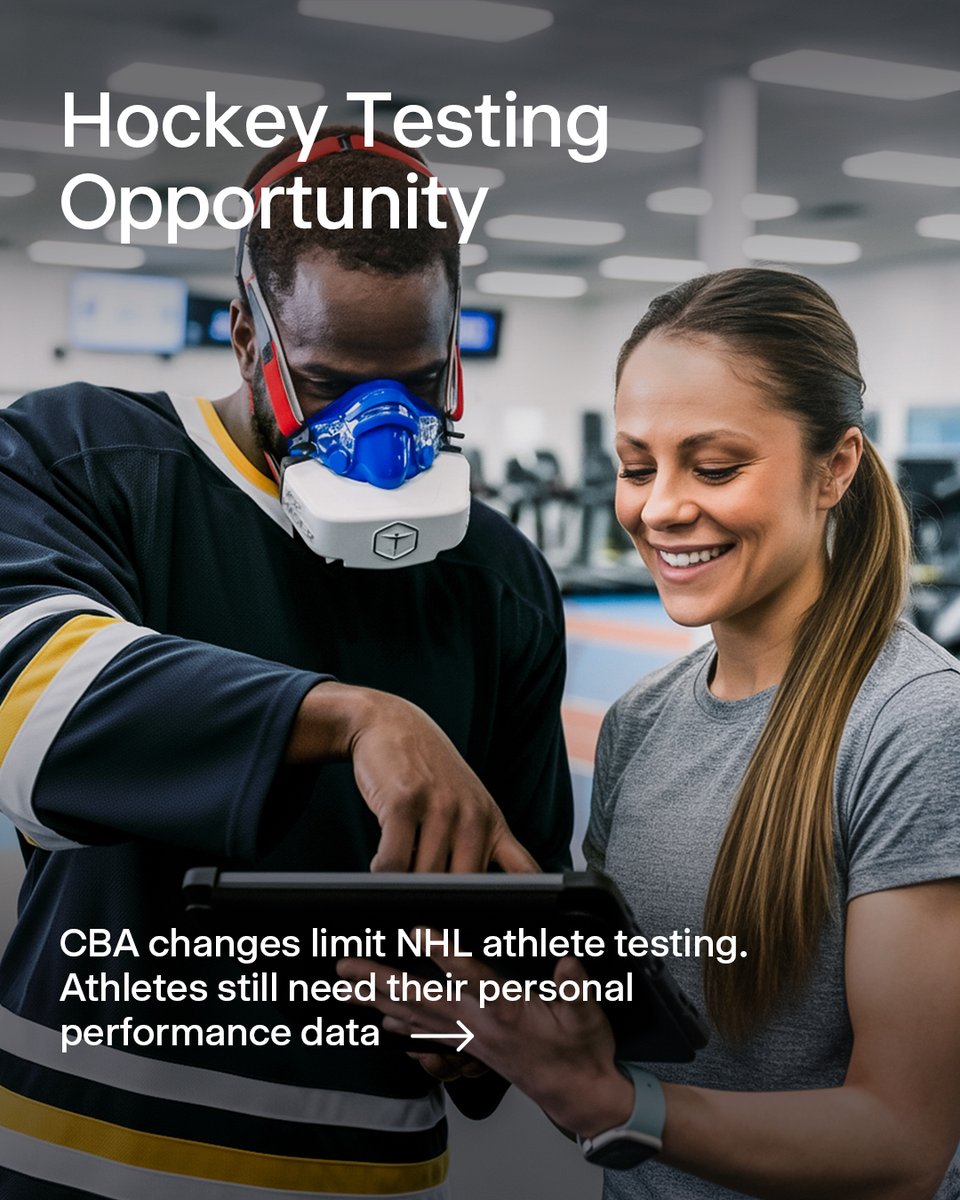 vo2master's tweet photo. CBA limits testing in the NHL.
That gap = opportunity.

VO2 testing gives independent coaches real insight into efficiency and performance limiters.
Read blog to learn more:
https://t.co/ZA83nf2YGK https://t.co/6CzeEDAbgj