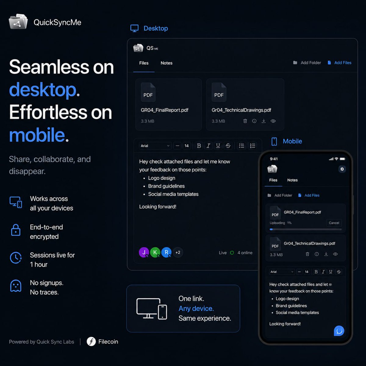 QuickSync Me tweet media