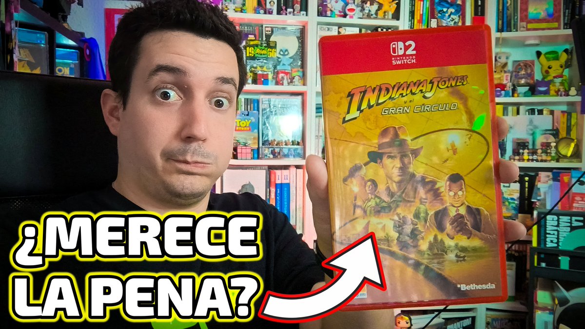 NeuronaMenes's tweet photo. ¡Indy en Switch 2 es un MILAGRO físico! 🤠 El juego viene 100% en el cartucho (adiós descargas), pero ojo al rendimiento y al pop-in que he grabado... 📉⚠️

¿Joyita o decepción técnica? Te lo enseño aquí:🎥🔥 #NintendoSwitch2 #IndianaJones #Switch2 

https://t.co/hVFJGtbil4 https://t.co/3oX8rHGcdP