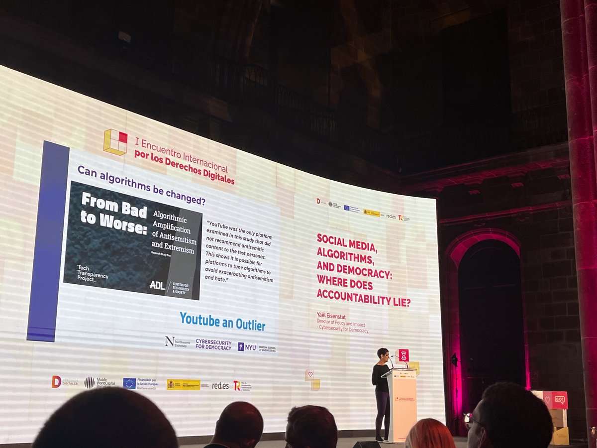 IsaGeller's tweet photo. Today, I am happy to have attended the FIRST digital rights gathering in Barcelona. Sometimes, you just have to use capital letters to raise your voice.
I’m taking Maria González’s reflection to heart: we aren't just users; we are citizens, and as such, we have rights. https://t.co/gVsBpSoprp