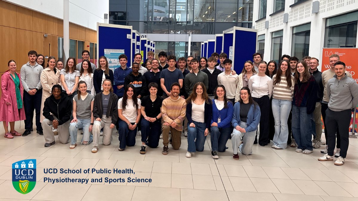 UCD Public Health, Physiotherapy & Sports Science tweet media