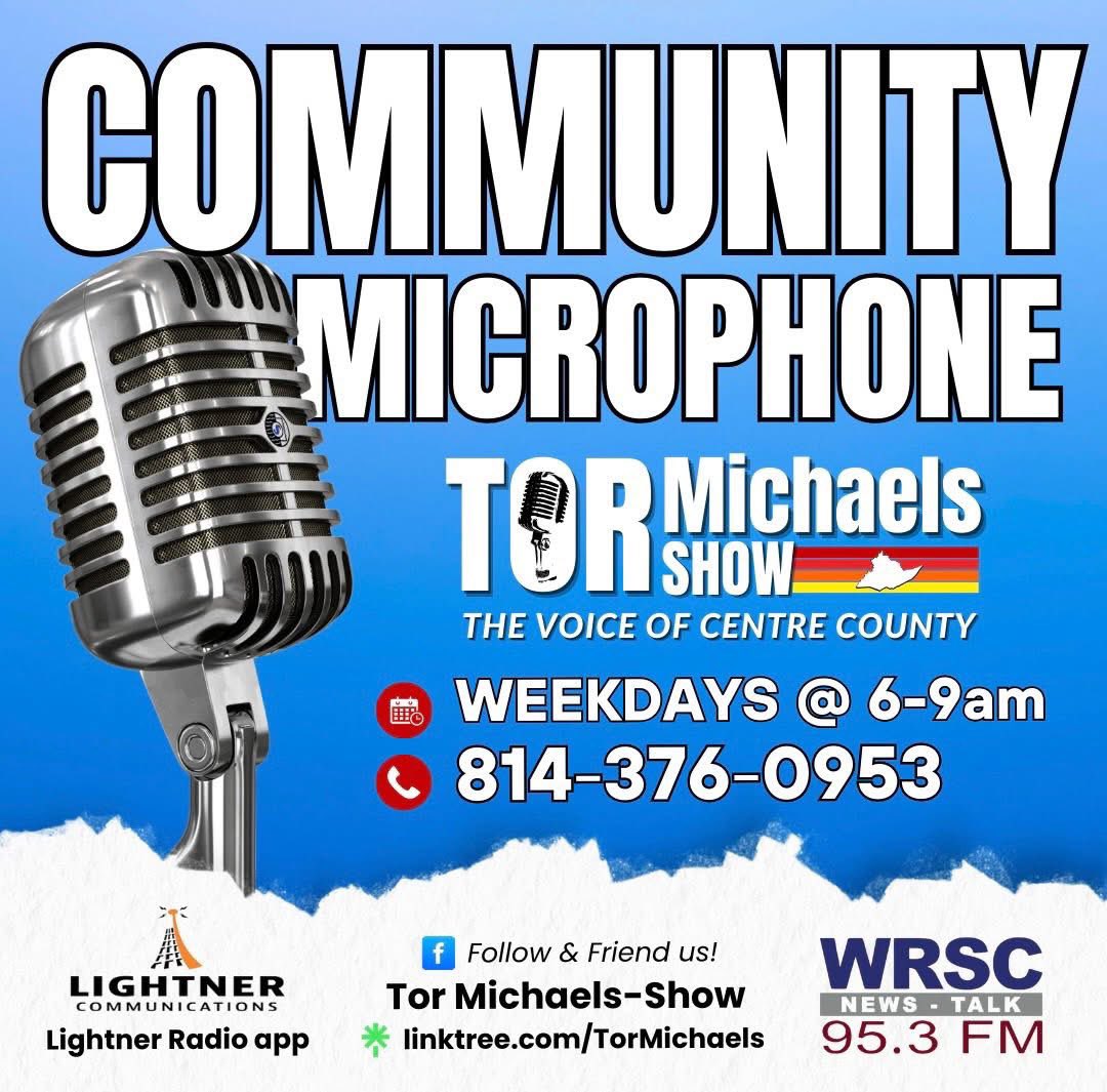 TorMichaelsShow's tweet photo. —Laura Shadle, Democratic State Committee Woman, took the Community Microphone to remind us about the upcoming Primary Election and to highlight a handy voter guide for Centre County Democrats.

LINK: 🎙️ https://t.co/ODSZnqlJ1q

VOTER GUIDE: 🗳️ https://t.co/18Rb0oL1mL https://t.co/xBG9MTOiNz