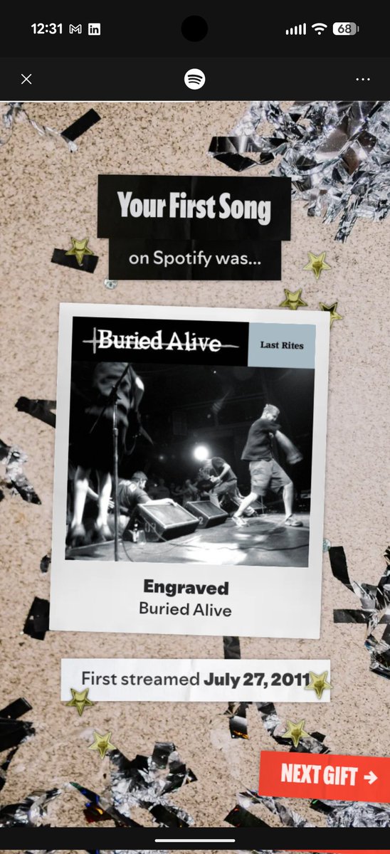 scotbotmosh's tweet photo. Well-played: I checked out my first song, top listens, and all-time hits since my first day on Spotify, 7/27/11. Find yours at Your Party of The Year(s)! 
https://t.co/37v89e2Lqf https://t.co/DV6Bbf6kE7
