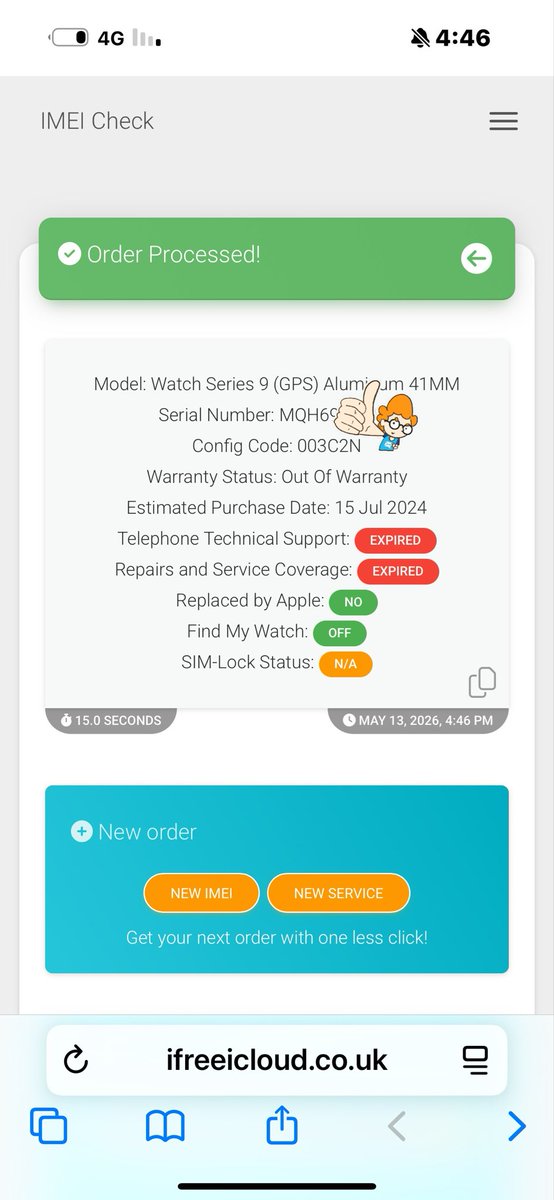 Unlock4o's tweet photo. Apple Watch S9
#iCloud
Off
💯💯 https://t.co/lnlUU1jk3t