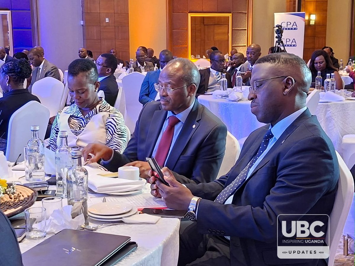 ubctvuganda's tweet photo. Earlier Today: CPA David Timothy Ediomu, President of the Institute of Certified Public Accountants of Uganda, has called on leaders to harness Artificial Intelligence for strategic decision-making to drive growth and competitiveness. https://t.co/Ad7v9J9BHf