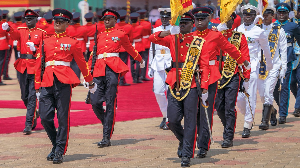 ADFmagazine's tweet photo. Ghana announces plans to invest $1 Billion to modernize their armed forces, and introduces a new civilian training program.