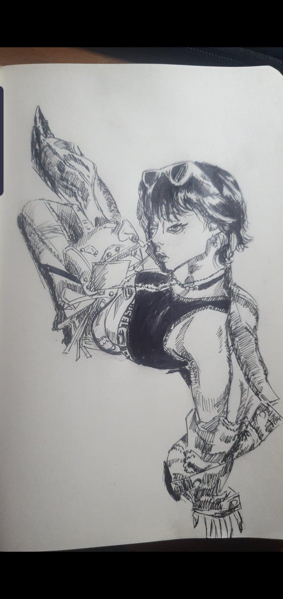 DestroyerBeach's tweet photo. Terminei esse desenho aqui depois de séculos sem postar kkkkk https://t.co/L0Hwgutyp8