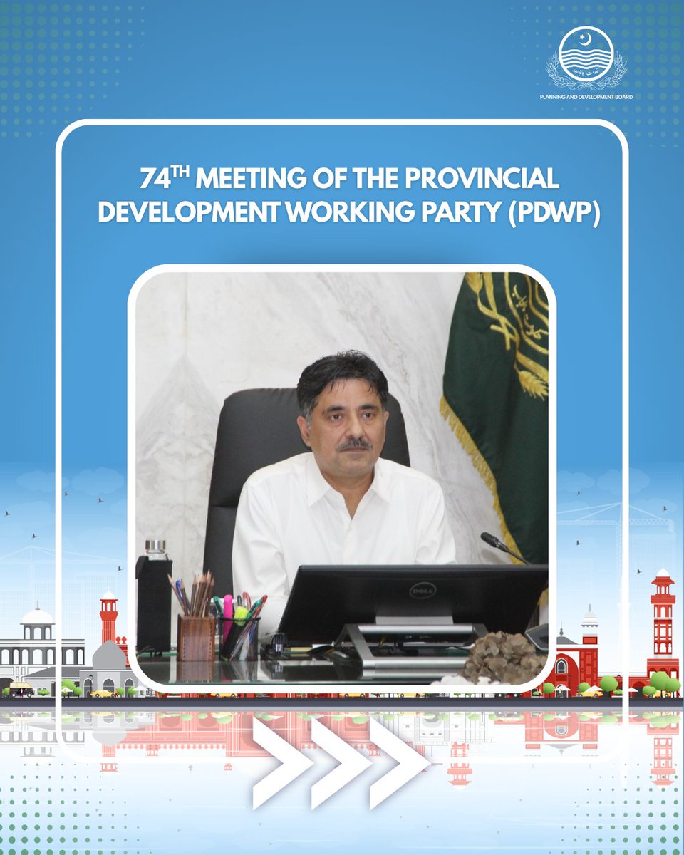 ggwoasieq11's tweet photo. 74th Meeting of the Provincial Development Working Party (PDWP)
Approval of 9 development schemes at a total cost of Rs. 24 Billion
#PnDBoard #PlanningForTomorrow #DevelopmentPunjab #PublicInvestment #InfrastructureDevelopment @GovtofPunjabPK https://t.co/W5bnsRXpSq