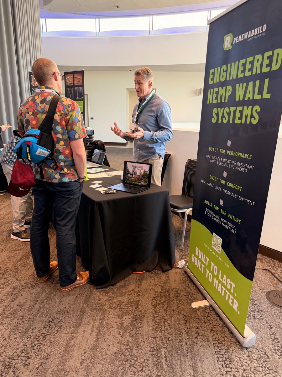 kennethhmeyer's tweet photo. Please come visit the Renewabuild Great Plains booth today at ADAPT in Denver. Thank you to the U.S. Green Building Council for an incredible event. https://t.co/luznjvyVzo