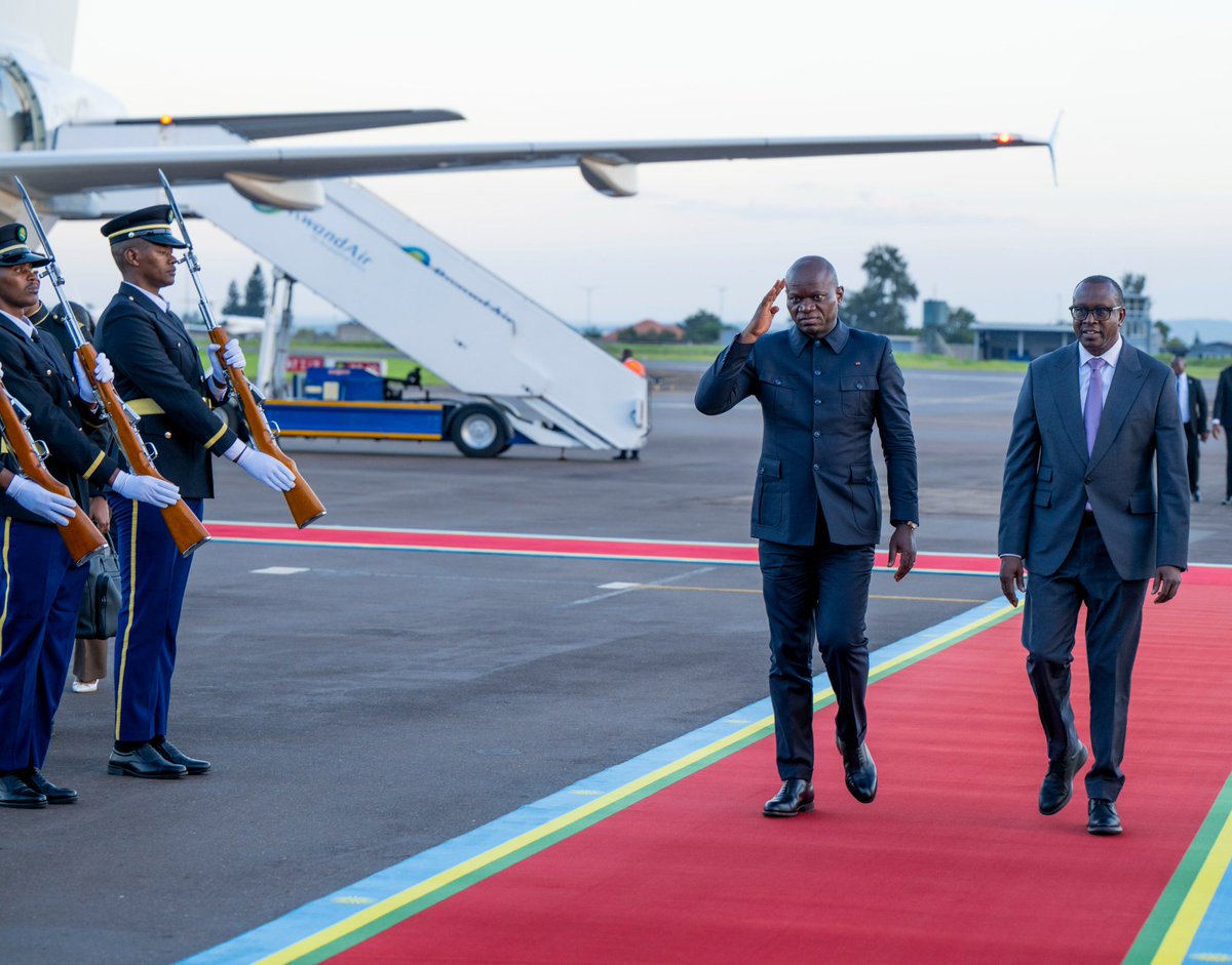 dr_dash250's tweet photo. They said Rwanda is isolated? Let them see this..

Today President of Gabon, Brice Clotaire Oligui Nguema, arrived in Kigali to attend the Africa CEO Forum. The forum brings together business leaders, investors, and policymakers from Africa and around the world.

The event is expected to host over 2,800 participants and will take place in Kigali on May 14–15, 2026.
