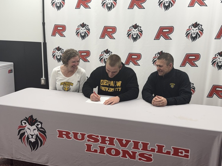 RushvilleHigh's tweet photo. RCHS Athletics: RCHS Athletics is proud to announce that Sam Pavey has signed to play football at DePauw University! They are getting not only an incredible football player, but an amazing human! Thanks for leaving it better, Sam! #lionsleaveitbetter https://t.co/C5mBCfFFK7