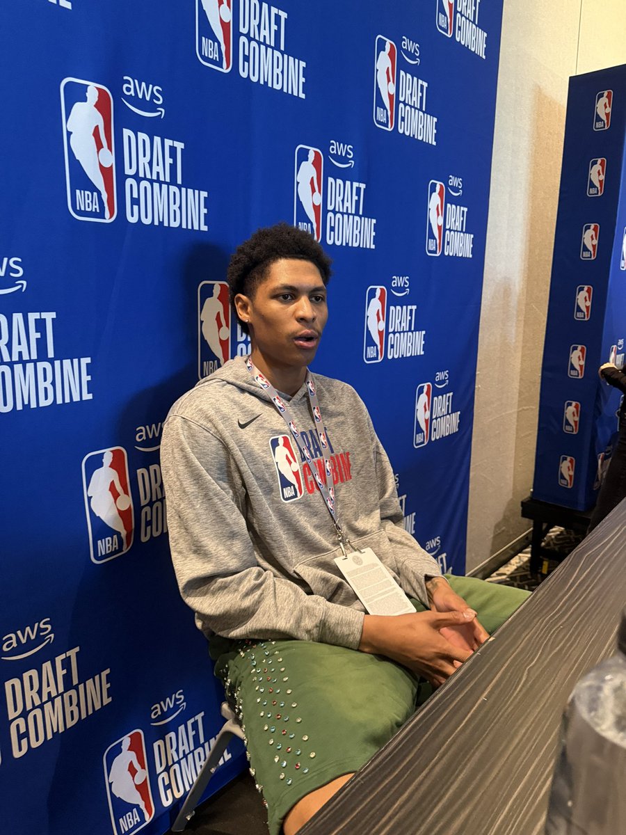 CBB_Central's tweet photo. Meleek Thomas when asked whether the door is open for a return to college: “I would just say TBD.”

Didn’t have a specific range he needed to hear to stay in the draft. https://t.co/7SXm7RHeoz