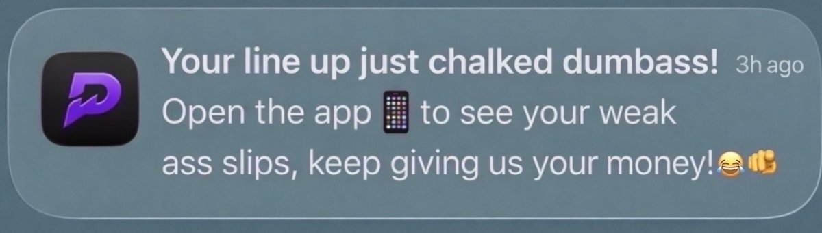 SrirachaDfs's tweet photo. These notifications have been a bit too frequent… https://t.co/1Cq8lc4Udd