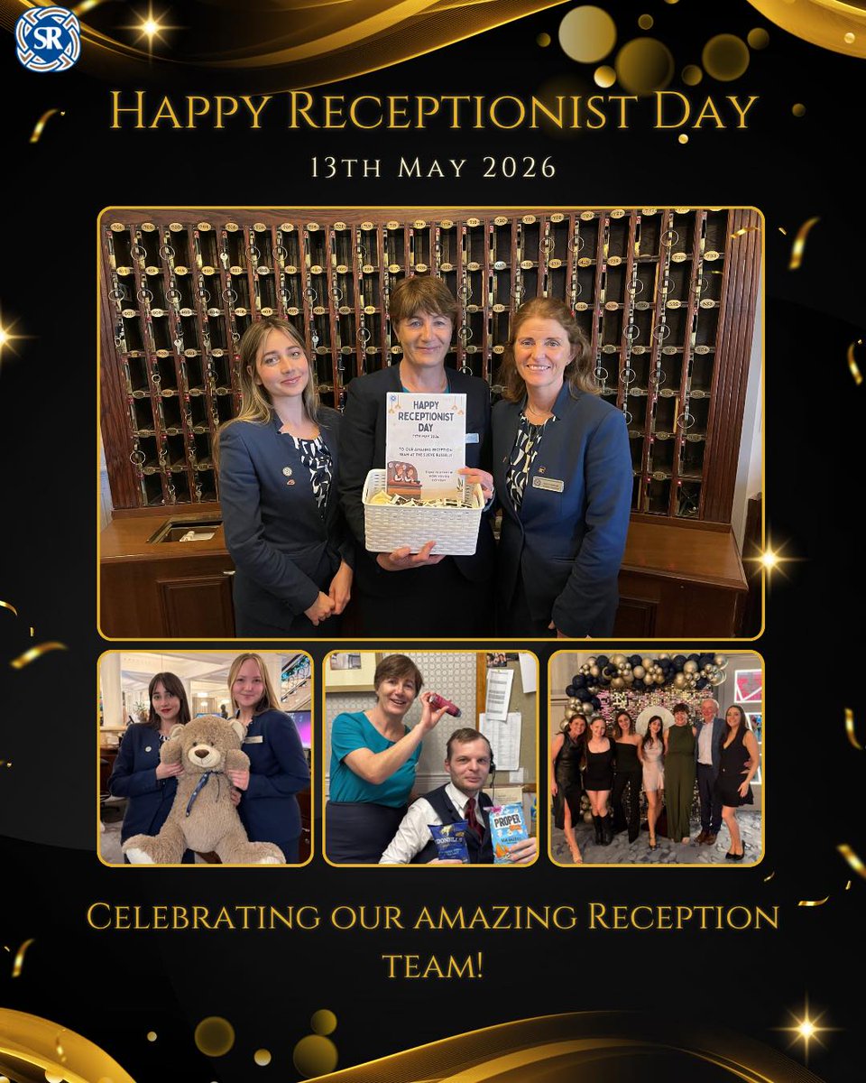 Slieverussell's tweet photo. Celebrating our amazing Receptionist team here at the Slieve Russell on Receptionist Day! 🥰 https://t.co/zSML7mVsyw