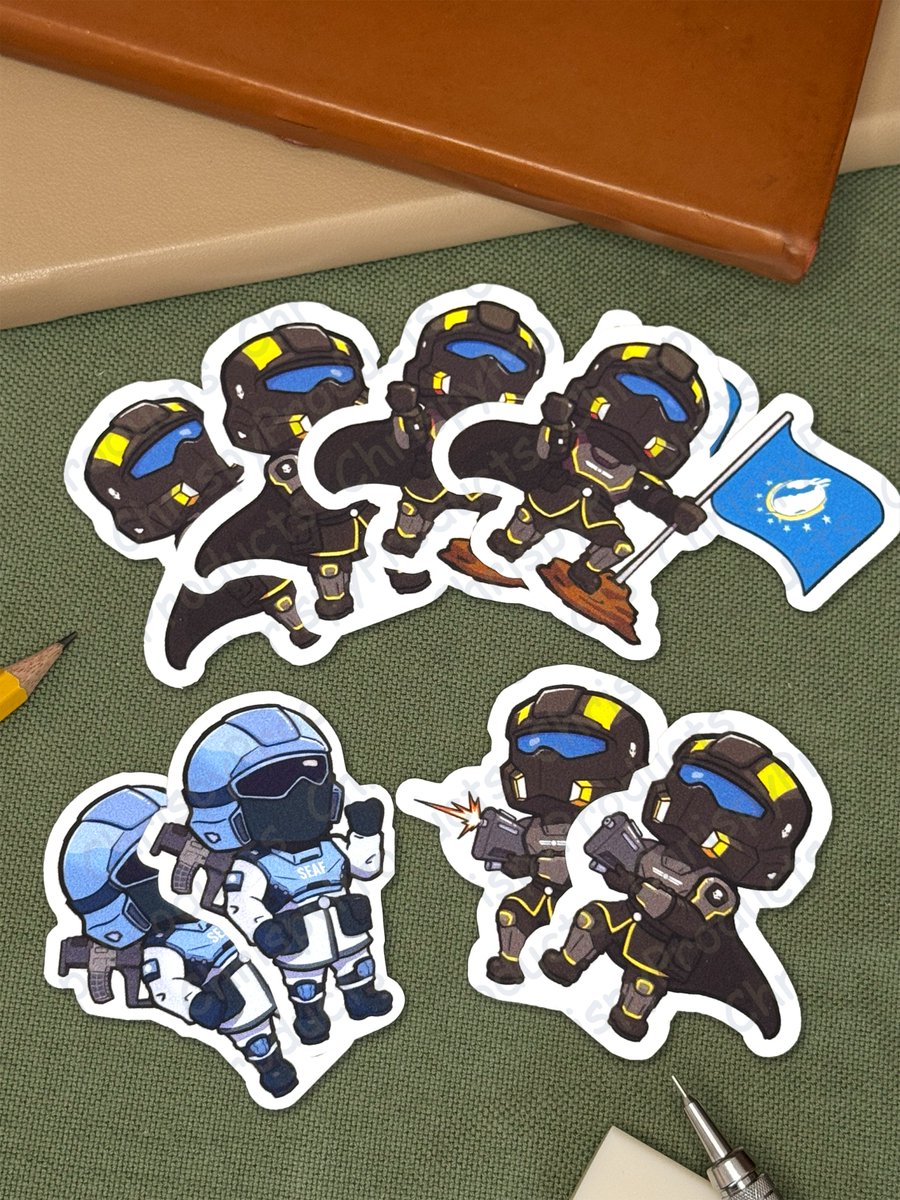 Chrispy_173's tweet photo. ✨ Sticker shop is now open! ✨

If you’d like a mini diver, check out my shop:
https://t.co/Hy5t4s9tYl

📦 Currently shipping in the US •  First orders ship soon! #Helldivers2 #Seaftrooper #SuperEarth #Stickershop #Art #Drawing #Stickers #fanartㅤㅤㅤㅤ https://t.co/nRhLumeegi