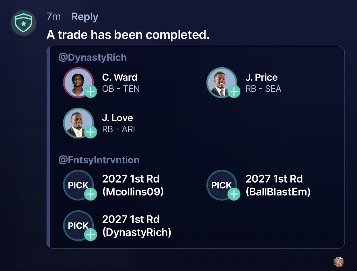 Dynasty Rich tweet media