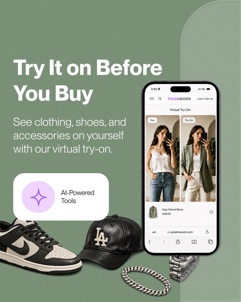 pulseheaven's tweet photo. A new way to buy, sell, and connect through fashion.

Tap the link in our bio or go to https://t.co/LuxZjSgfB4. https://t.co/6wNPIjuZfo