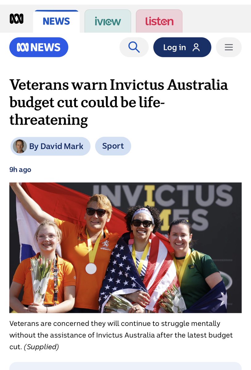 IfeomaDr's tweet photo. I don’t think people really understand how the Invictus Foundation is funded. Anyone rejoicing that the Australian govt has pulled funding from Invictus Australia does not care about the veterans at all. https://t.co/zk82q1o6rr