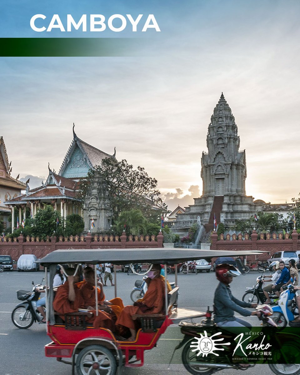 Mexico_Kanko's tweet photo. Un destino que transforma cada viaje en una experiencia extraordinaria.

❗️Viaja a #Camboya❗️Busca tu paquete: 🔗 https://t.co/P1ywjm25WG

🔎 Descubre la belleza de #Asia 👉🏻 Visita🔗 https://t.co/LIW6Dv7pt1

😉 Contáctanos: 👉🏻📲 https://t.co/65dYKJdaIn

#LlegaMásLejos #AngkorWat https://t.co/nL94QBa308
