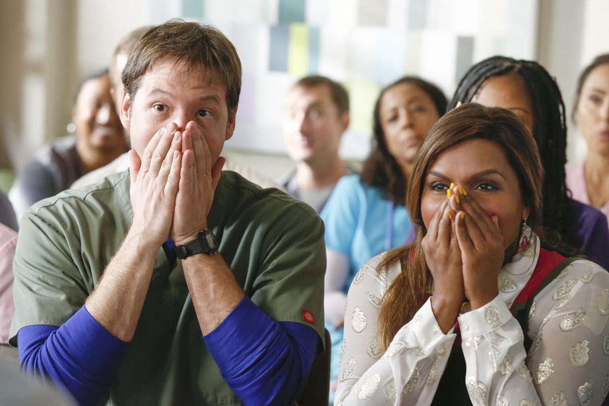 hulu's tweet photo. Re-watching Mindy and Danny get together for the millionth time: https://t.co/pN7XWGKjxr