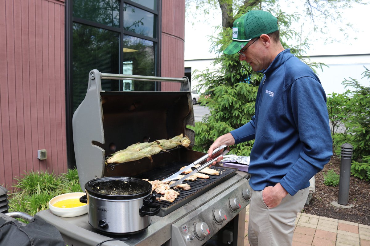 GCImagazine's tweet photo. We're firing up the grill! 🔥

The Golf Course Industry team made three delicious recipes from the 2025 Turfheads Guide to Grilling to gear up for the 2026 edition. 

Send in your recipes from Memorial Day through Labor Day! 
@Solutions4Turf https://t.co/IRrtQSog81