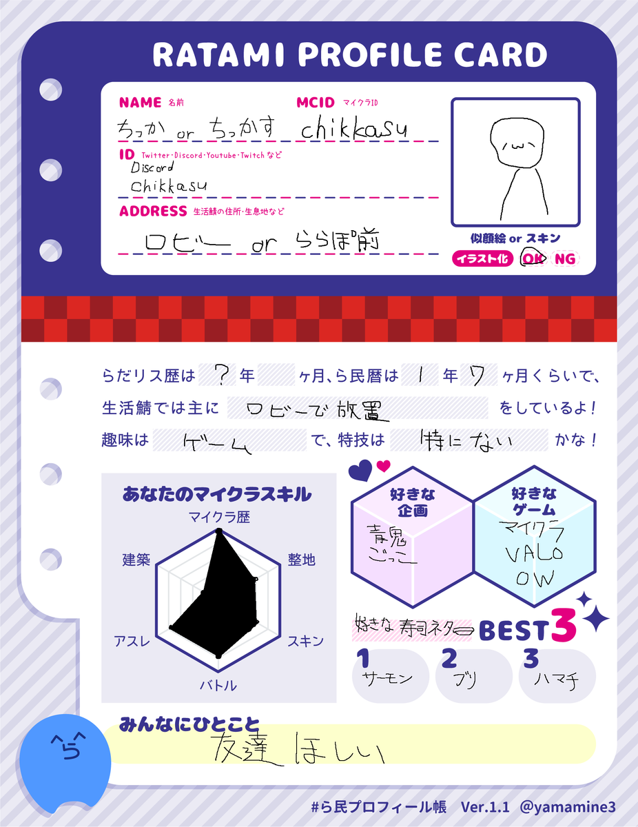 chikkasu@ら民垢 tweet media