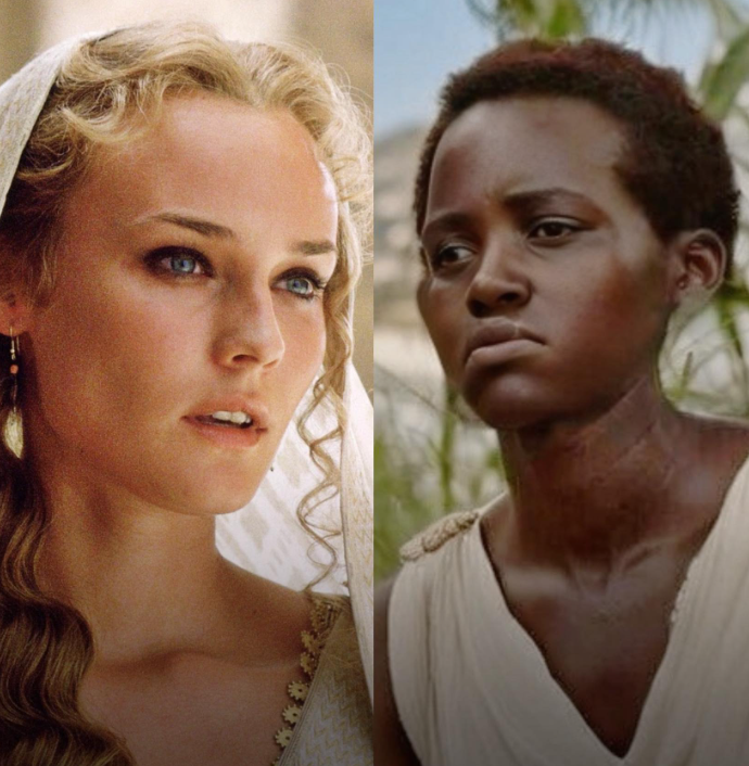 elorwelliano's tweet photo. Christopher Nolan ha escupido sobre la herencia griega al degradar brutalmente a Atenea y Helena, traicionando a Homero y a toda la Antigüedad. Quedará como un director cobarde que se arrodilló ante una agenda agonizante en lugar de defender la grandeza clásica de los griegos. ¡Otro pusilánime más!