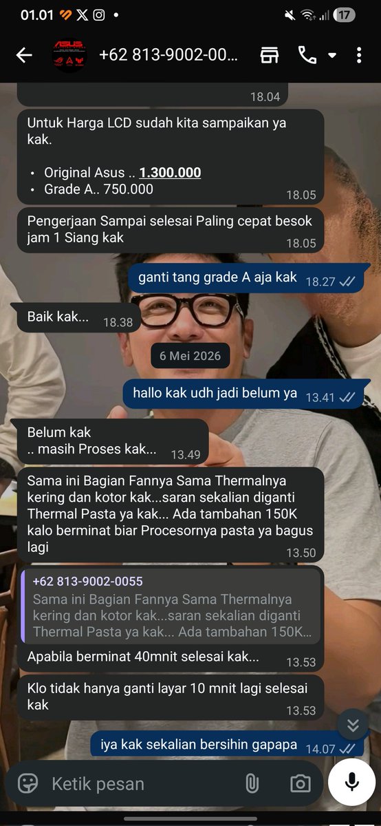 tbtbsuka's tweet photo. @yappingfess nder daerah mana? kalau malang aku ada rekomendasi nih, baru aja minggu kemarin ganti lcd trs thermal juga disaranin dibersihkan tp ga juga gpapa, fyi laptopku keluaran 2019an https://t.co/NlcbHbQTXg