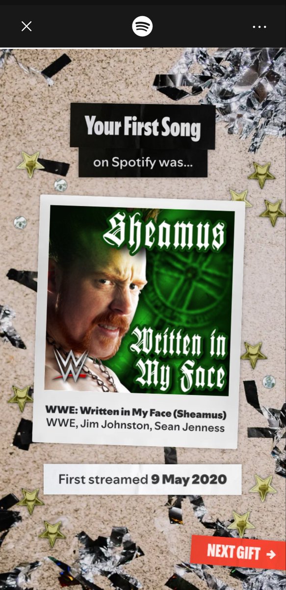 ChardBread's tweet photo. @WWESheamus  Your my number 1

No really , your my 1st ever play on my Spotify Account 🤩👍🏻

It's as though this was ...
Written in the stars 😎 https://t.co/Q7LaK6TxTE