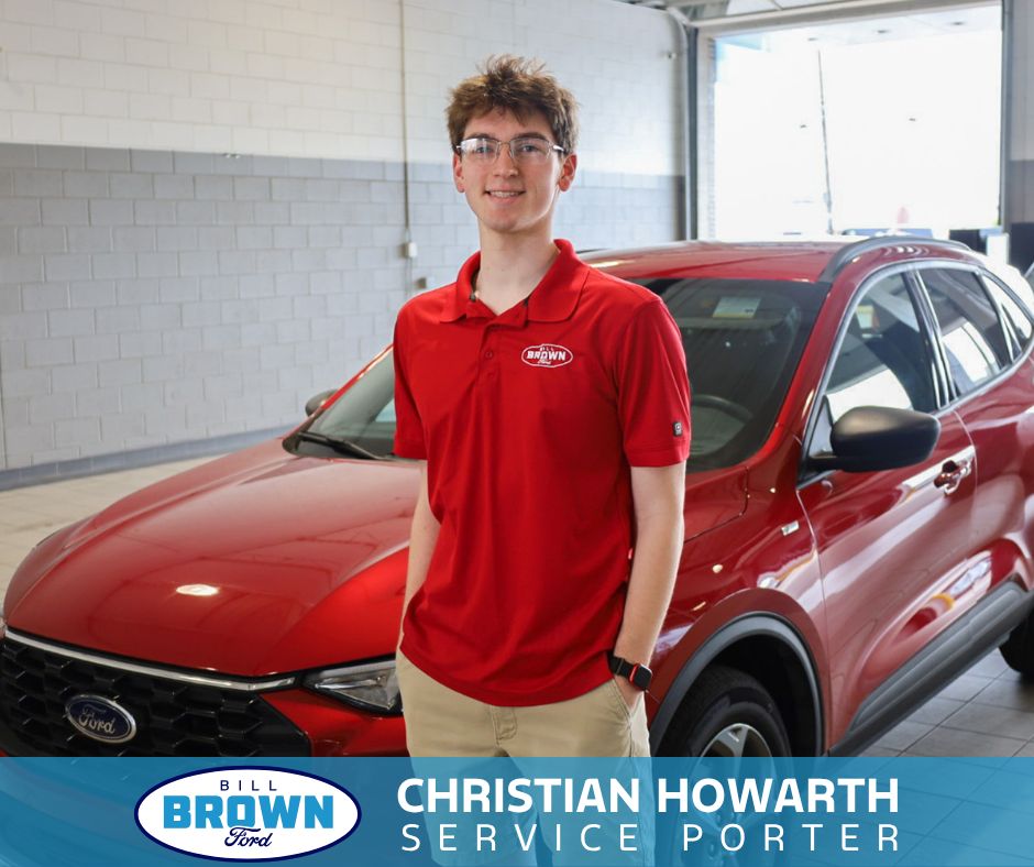 BillBrownFord's tweet photo. One of our Service Porters, Christian, is back for the summer! ☀️

Learn more about #AutomotiveCareers at Bill Brown: https://t.co/UvNVd6RaOJ

#BillBrownFamily #FordServiceNearMe #FordService #ServicePorter #LivoniaMI https://t.co/WuZg3L4AYT