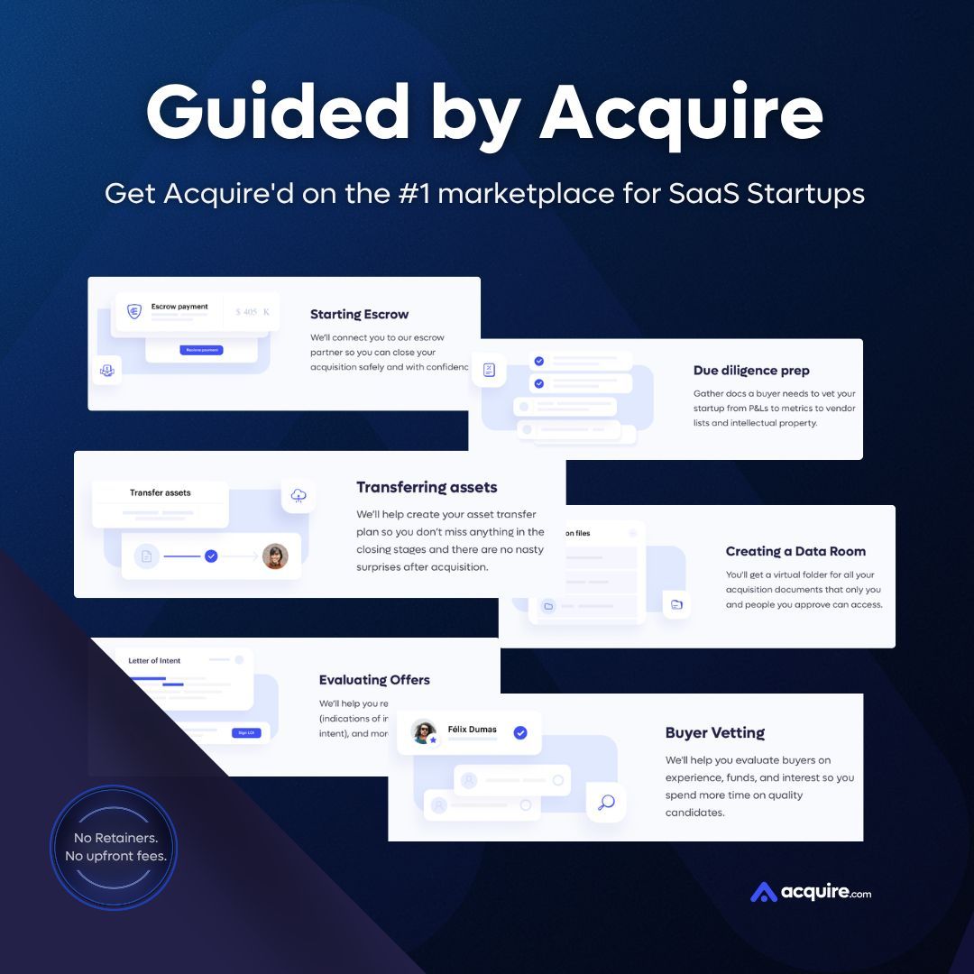 acquire.com tweet media