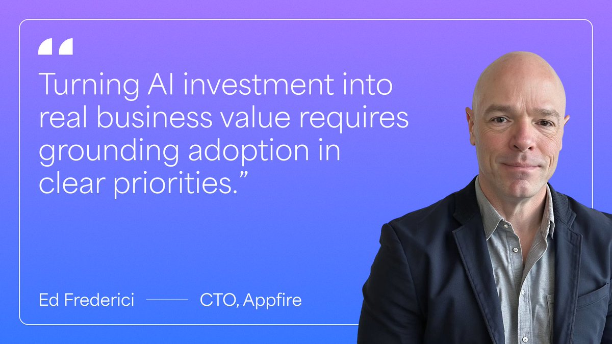 Appfire's tweet photo. The most interesting shift in AI right now isn’t technical. It’s operational.

The teams getting real value from AI aren’t the ones experimenting more. They’re the ones changing how knowledge is structured and how work flows.

We explore this shift in our whitepaper with Accenture: AI-ready, set, scale: a pragmatic pathway to successful enterprise AI adoption.

📄 Read it here: https://t.co/cyPsSiAgHn